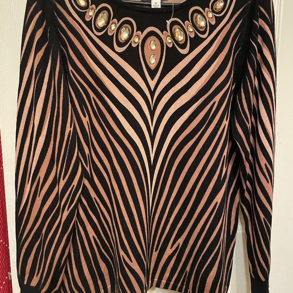 Bob Mackie Wearable Art Top size M - Picture 2 of 4